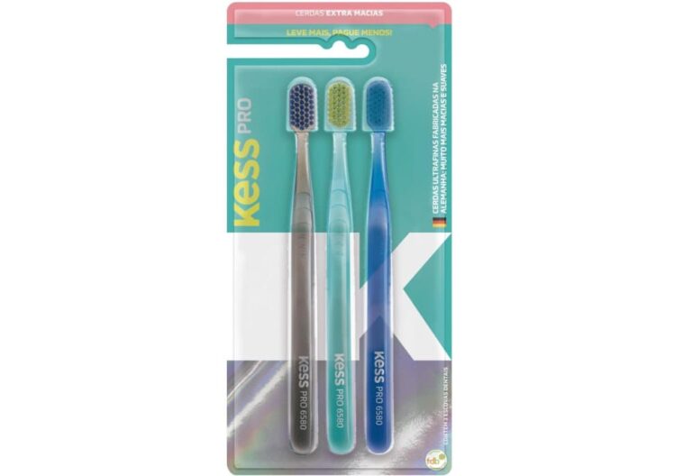 3 Unidades Escovas de Dente Kess Extra Macias