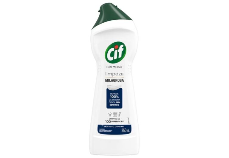3x Cif Cremoso Limpeza Milagrosa Produto De Limpeza De Casa Milagroso Original Remove 100% Da Sujeira Difícil Sem Esforço 250 Ml