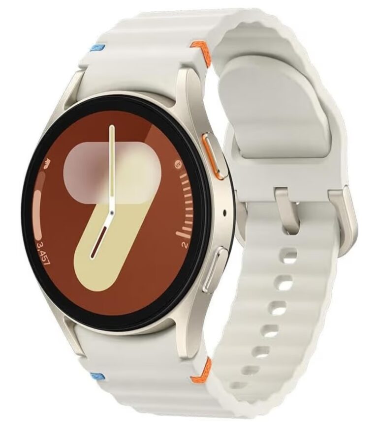 Samsung Galaxy Watch7 Smartwatch 40mm Bluetooth, Galaxy AI, Tela em Cristal de Safira, GPS de Dupla Frequência, Monitoramento avançado de saúde, sono e de coração, Processador de 3nm – Creme