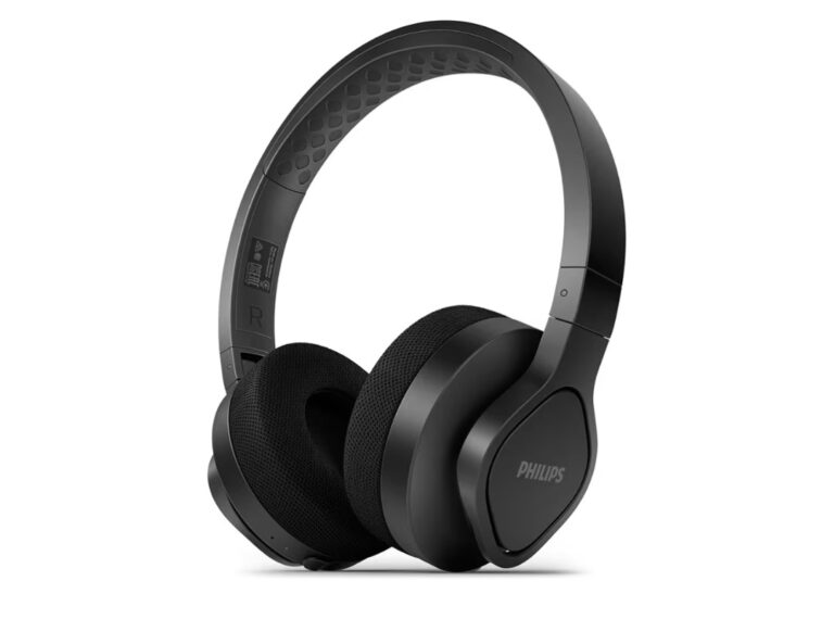 PHILIPS, Headphone Sport Bluetooth, TAA4216BK/00, Até 35 horas de bateria, Resistente à Água e Poeira, Preto