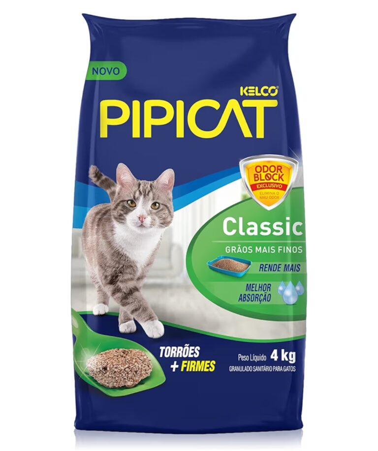 Granulado Sanitário para Gatos Pipicat 4kg