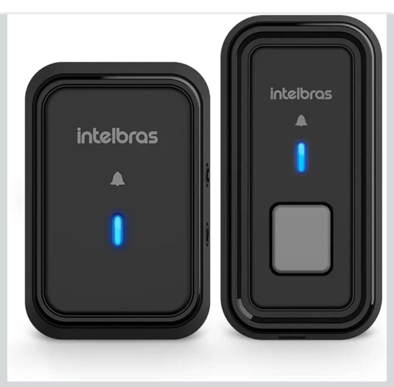 CAMPAINHA SEM FIO COM BATERIA CIB 101PRETO INTELBRAS