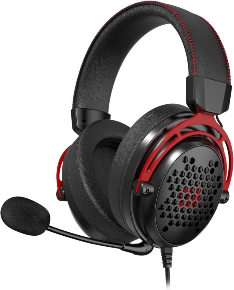 Headset Gamer Redragon Diomedes Preto, Áudio 7.1, Conector 3.5mm – H388