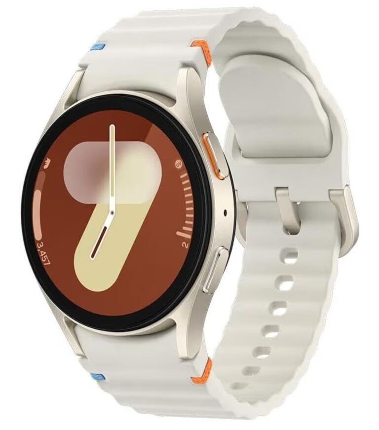 Samsung Galaxy Watch7 Smartwatch 40mm Bluetooth, Galaxy AI, Tela em Cristal de Safira, GPS de Dupla Frequência, Monitoramento avançado de saúde, sono e de coração, Processador de 3nm – Creme