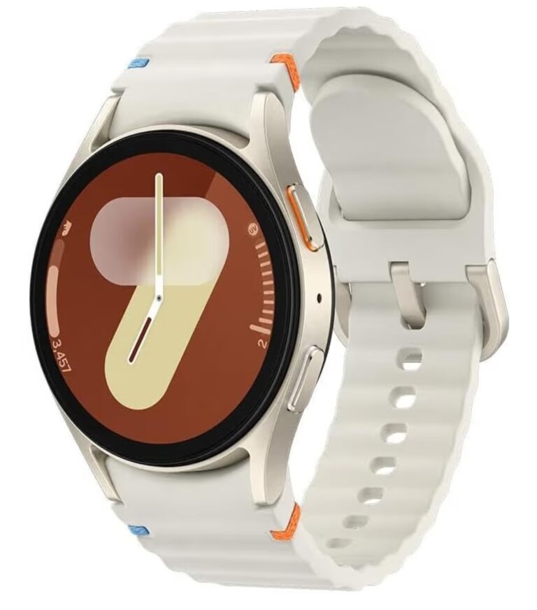 Samsung Galaxy Watch7 Smartwatch 40mm Bluetooth, Galaxy AI, Tela em Cristal de Safira, GPS de Dupla Frequência, Monitoramento avançado de saúde, sono e de coração, Processador de 3nm – Creme