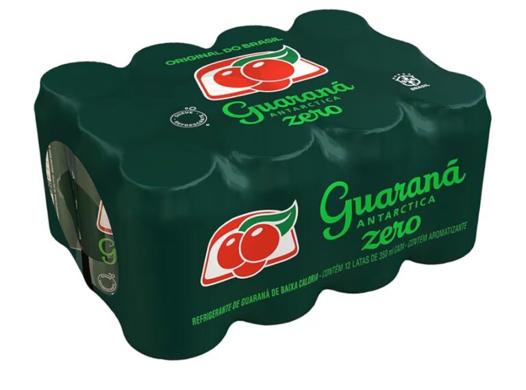 Pack Guaraná Antarctica Zero 12 Unidades 350ml