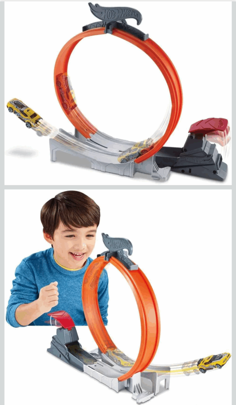 Pista Hot Wheels, Mattel, Pista De Acrobacia, FTH79, Multicor
