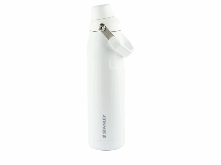 Stanley – Garrafa de água Aerolight com tampa de fluxo rápido, copo isolado a vácuo para bebidas frias, aço inoxidável leve, 710 ml, Polar