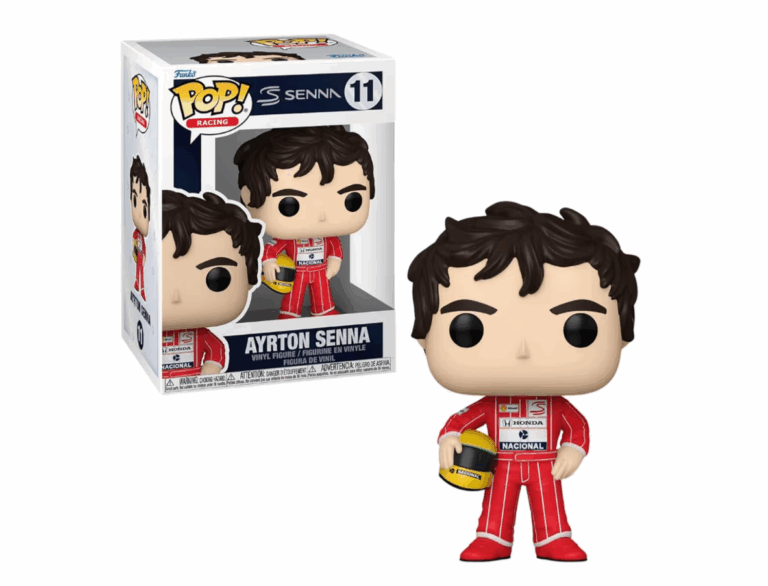 Candide, Boneco, Funko POP! Ayrton Senna, Racing McLaren – 10 cm