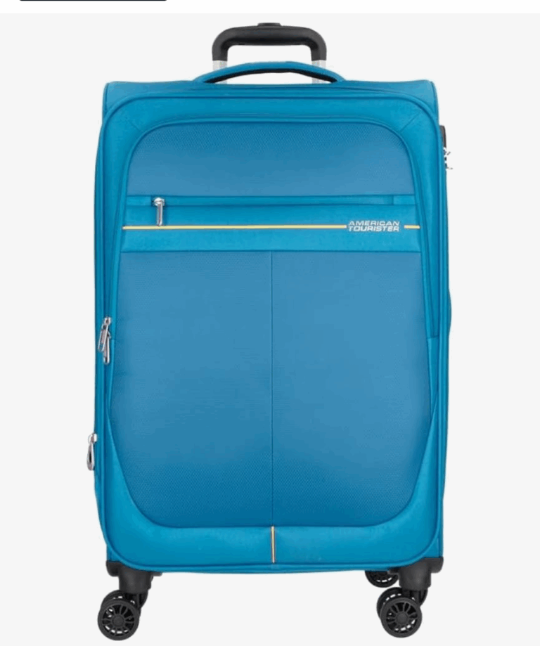 American Tourister Mala de Viagem Skyland Azul Grande Expansível