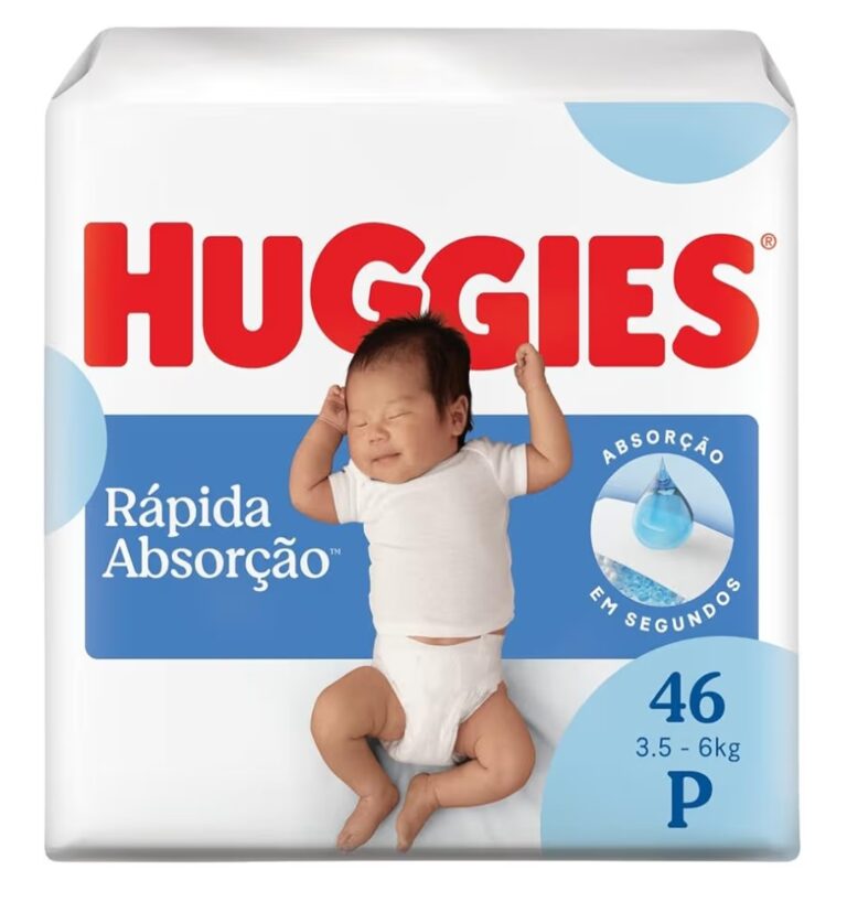 Fralda Huggies Tripla Proteção P 46 Unidades