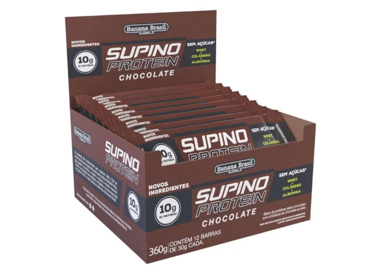 12 Un. Barra de Proteína Supino Chocolate 30G