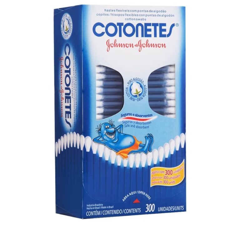 Cotonetes Hastes Flexíveis,300un