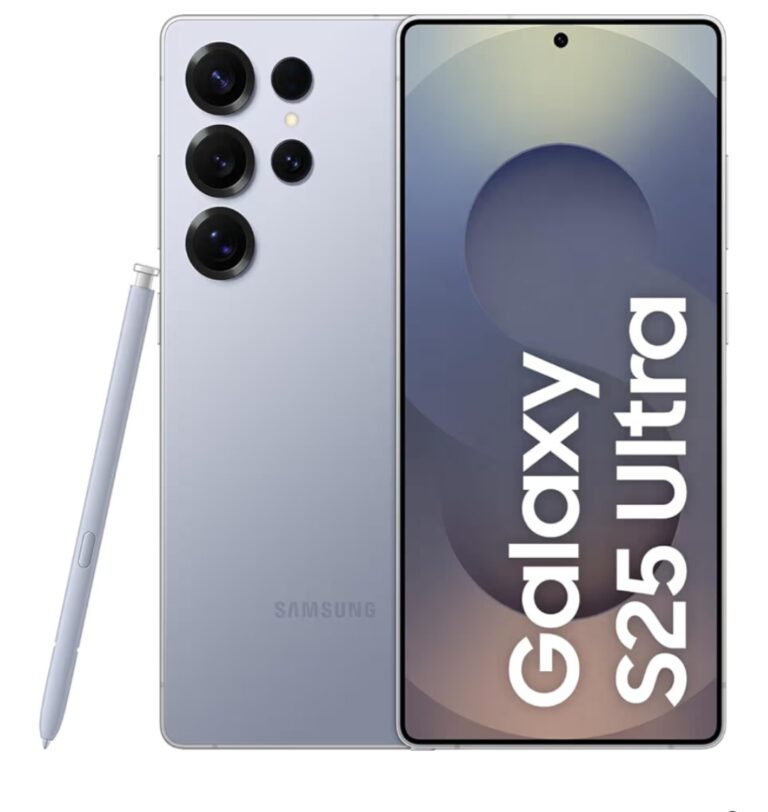 Celular Samsung Galaxy S25 Ultra 5G, 512GB, 12GB RAM, Câmera Quádrupla de 200+50+10+50, Tela Grande de 6.9″, Titânio Azul