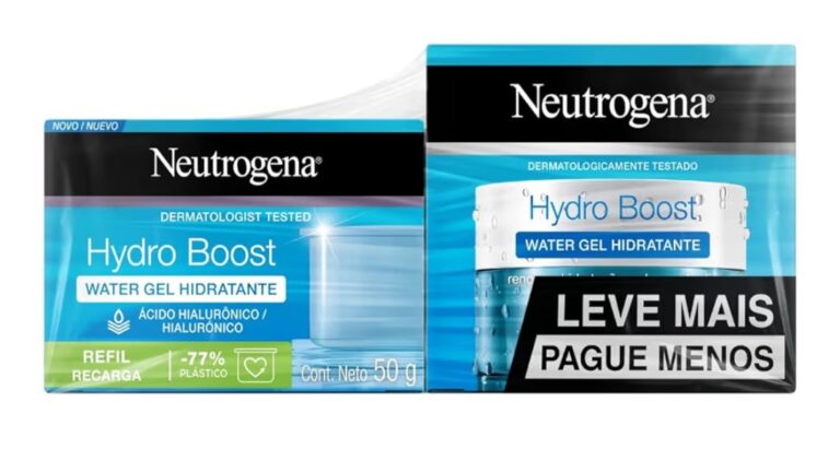 Neutrogena Hidratante Facial Hydro Boost Water Gel 50g + Refil Hydro Boost Water Gel 50g