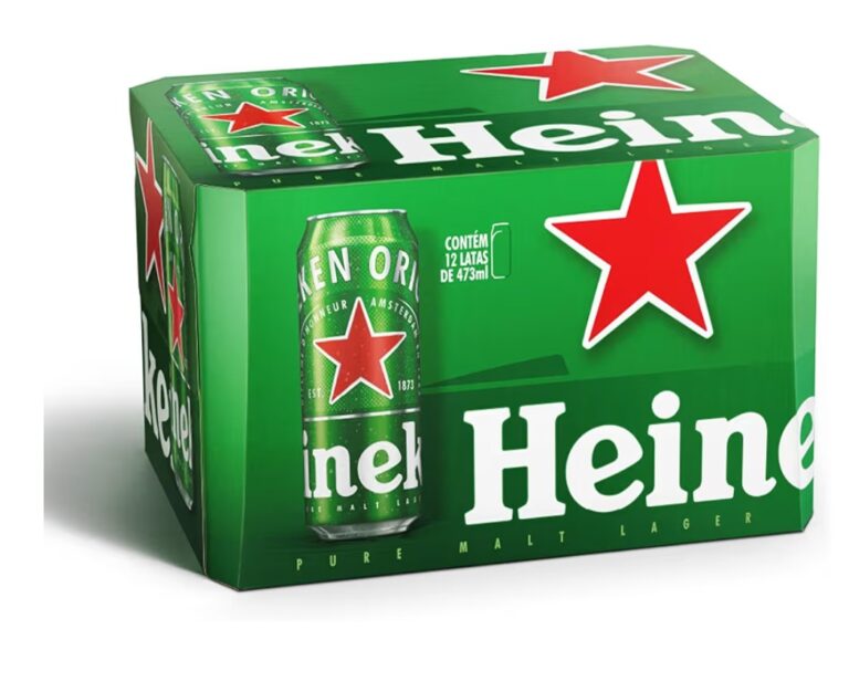 2x Heineken Cerveja Lata 473ml Pack 12 Unidades