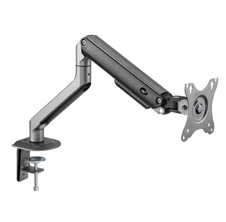 Suporte Multiarticulado de Mesa com Moderno Sistema de Molas para Monitores de 17″a 35″até 9Kg Cinza Escuro- F82SP ELG