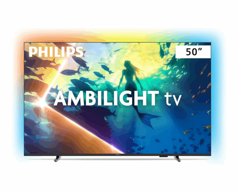 PHILIPS, Smart TV Ambilight 50″ 4K, 50PUG8100/78, Comando de Voz, HDR10+/Dolby Atmos, VRR/ALLM, Bluetooth