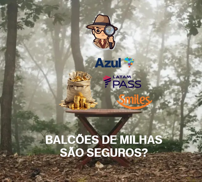 Balcões de milhas são seguros?