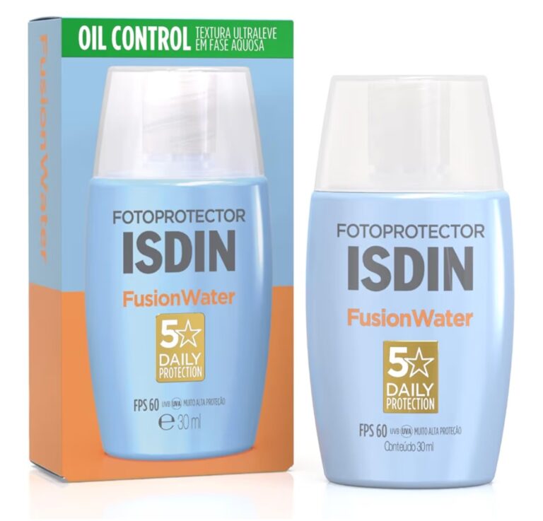Protetor Solar Facial Fusion Water 5 Stars FPS 60 – 30ml