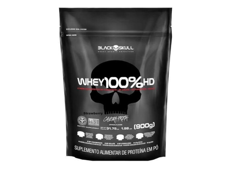 Whey 100% HD Black Skull