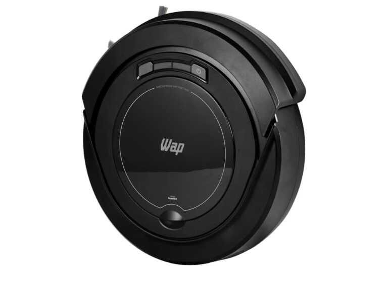 WAP Aspirador de Pó Robô ROBOT W90 3 em 1, Automático, 250ml, Sistema Antiqueda e Rodas Emborrachadas