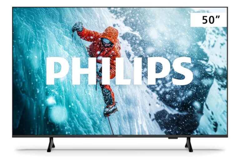 PHILIPS Smart TV, 50″ 4K, 50PUG7300, Comando de Voz, Bluetooth, HDR, Dolby Atmos, HDMI, USB, Wi-Fi