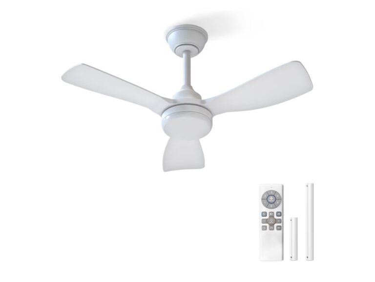 Ventilador de Teto com Controle Remoto LED 20W Branco