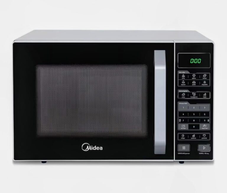 Forno Micro-ondas Midea 27 Litros 800W Branco e Preto MXSA27P1 127V