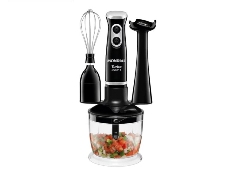 MONDIAL Mixer Turbo 3 em 1 Preto 500W 110V M-14