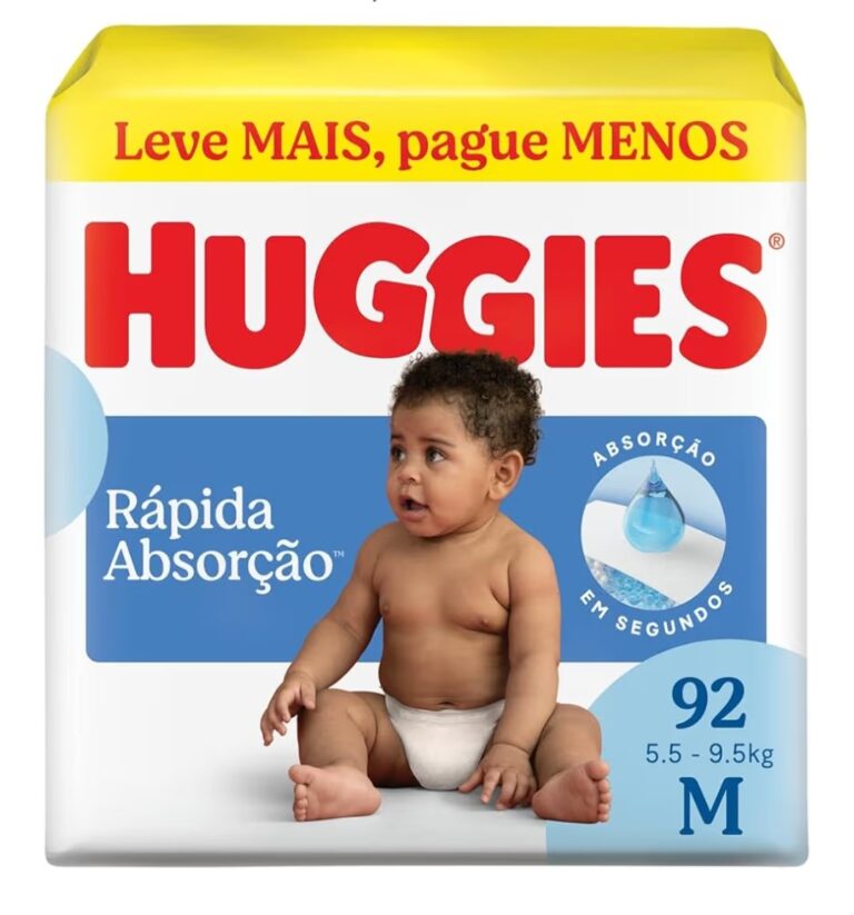 Huggies Fralda Tripla Proteção M 92 Un