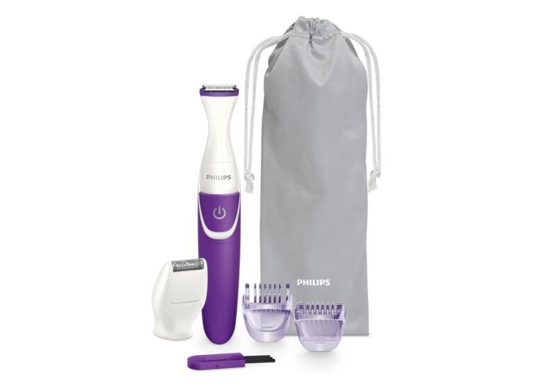 Aparador Elétrico Feminino Philips Essencial BRT383/15 para Pelos Intimos com Cabeça de Corte e 2 Pentes