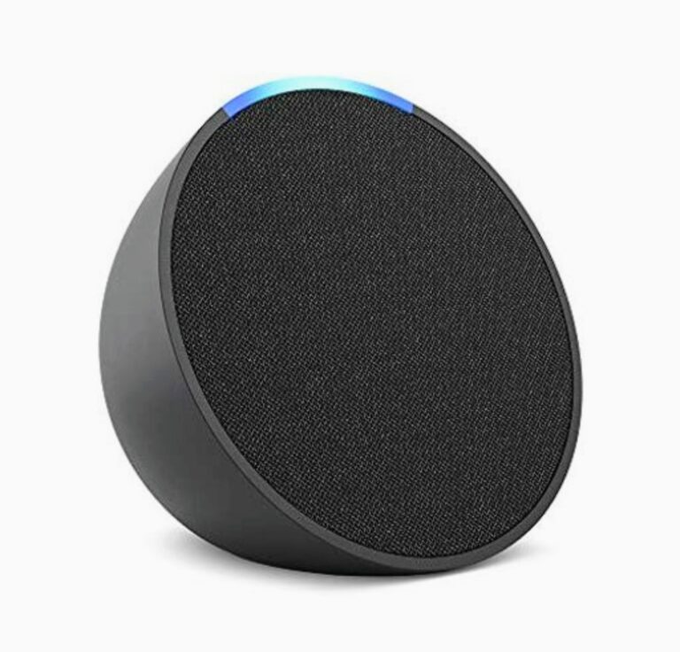 Echo Pop (Geração mais recente) Smart speaker compacto com som envolvente e Alexa Cor Preta
